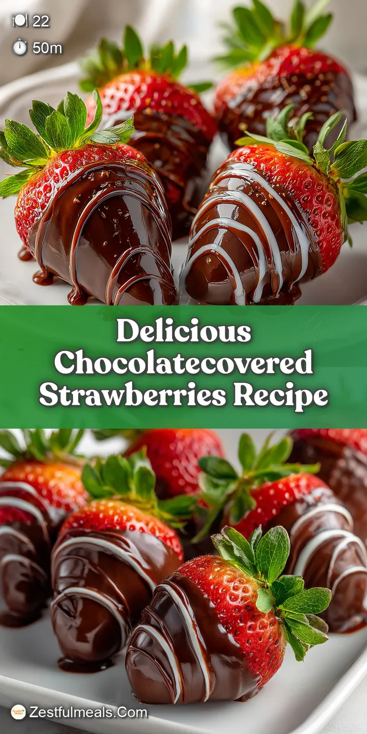 Close-up reveals a plump, ripe strawberry glistening under a thick coat of rich, dark chocolate, hinting at a sweet, juicy...