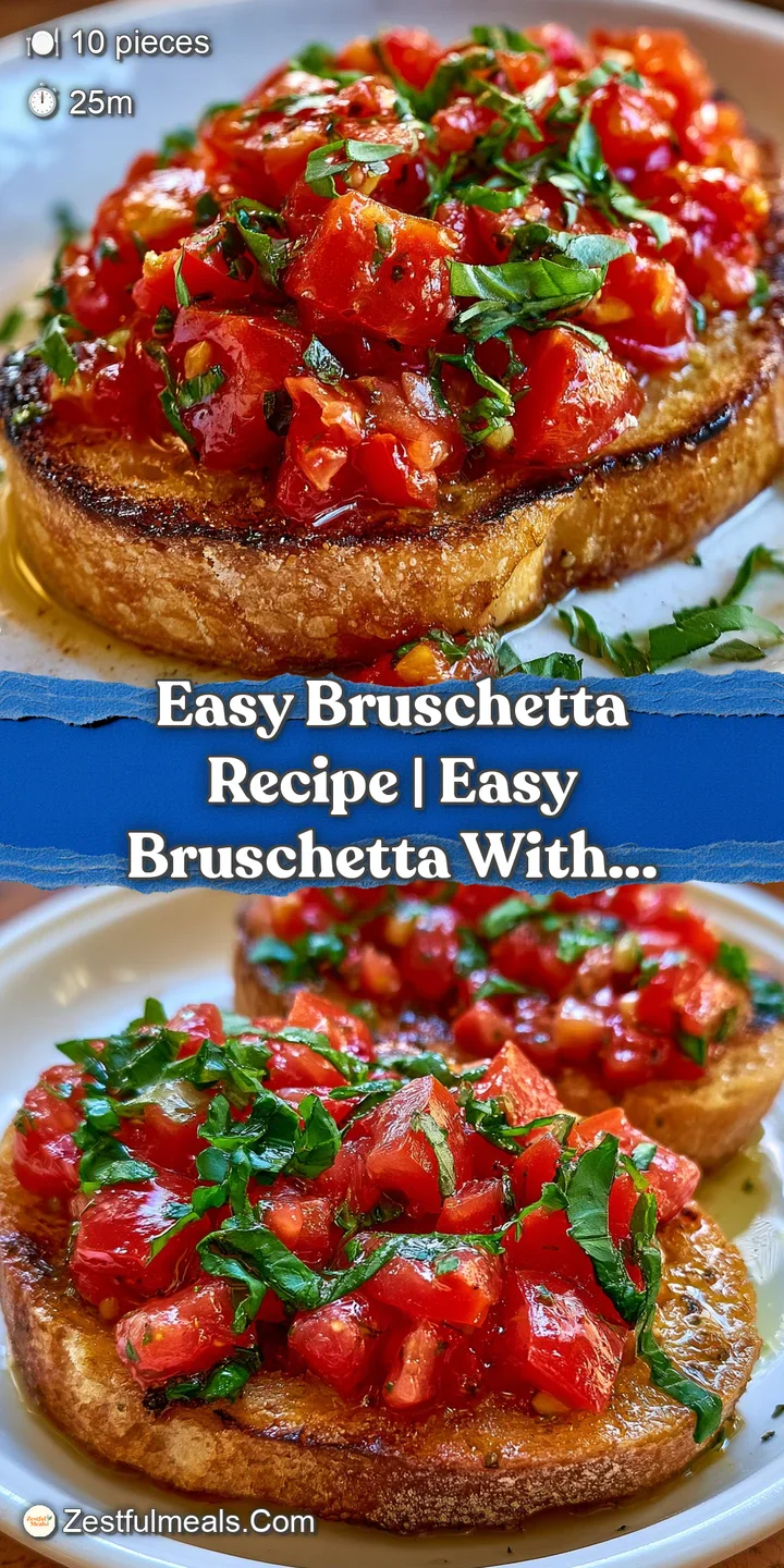 Close-up of glistening diced tomatoes and aromatic basil on a crispy, charred bread slice with olive oil drizzle.