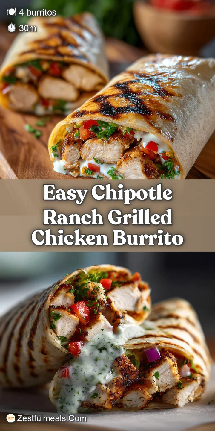 Close-up of a juicy chicken burrito oozing creamy sauce, revealing tender meat and vibrant green lettuce inside.