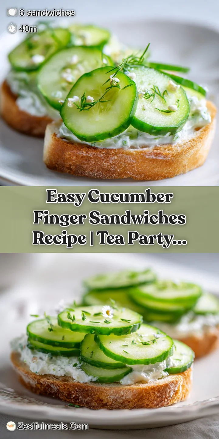 Close-up of a cucumber sandwich: crisp, thin-sliced cucumber contrasts with the smooth, white filling and crustless bread.