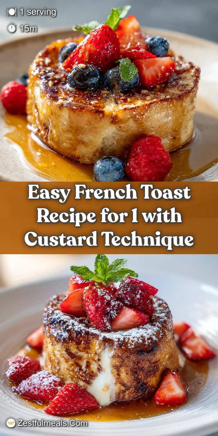 Close-up of warm, golden-brown French toast soaked in syrup. Focus on the crisp edges and soft interior. Powdered sugar d...