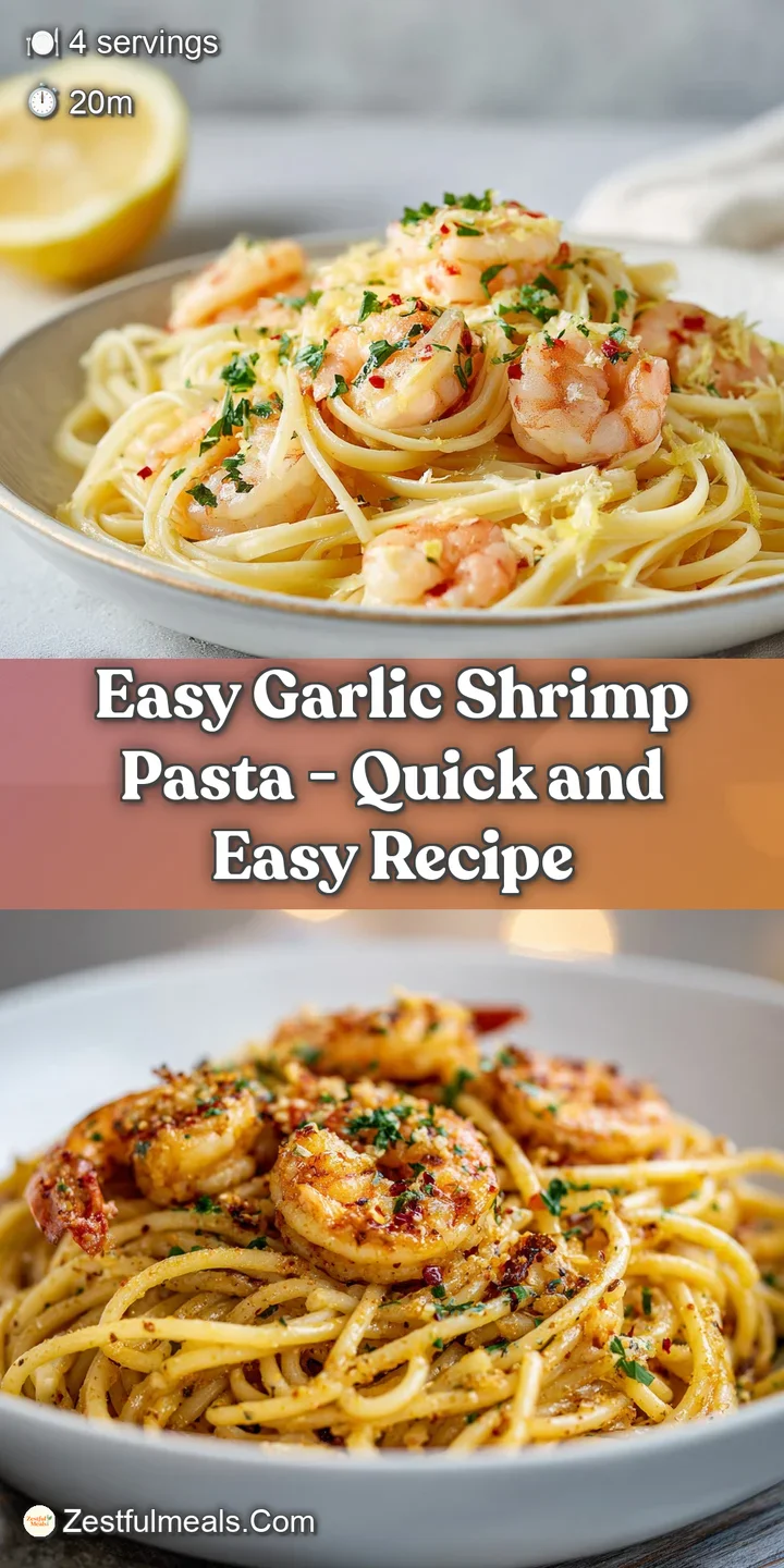 Close-up of succulent pink shrimp nestled amongst glossy, perfectly cooked pasta strands, glistening with savory sauce.