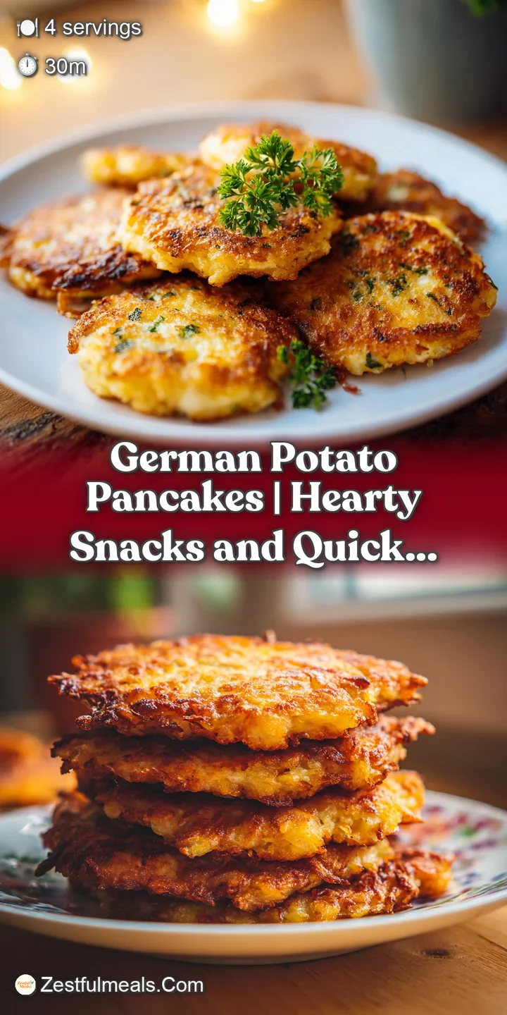 Close-up of a fluffy potato pancake's golden-brown, crispy edges, showing its satisfying texture.