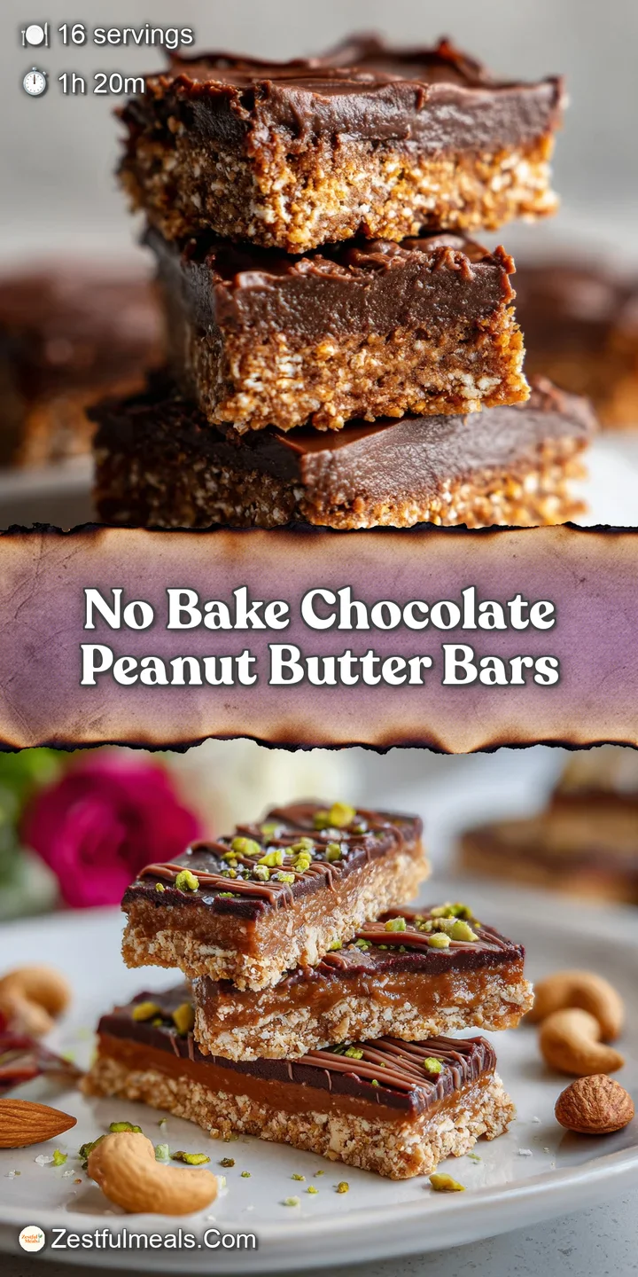 Close-up of a no-bake chocolate peanut butter bar, showcasing the swirling textures of chocolate and peanut butter. Rich, ...