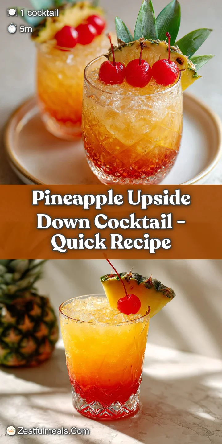 Close-up of a pineapple cocktail, highlighting the condensation on the glass and the vibrant yellow hue of the drink.