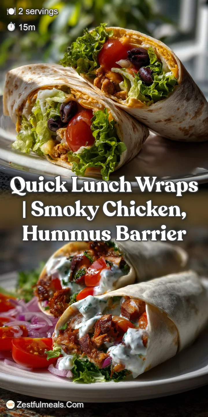 Close-up shot of a wrap overflowing with juicy chicken and crunchy veggies. Warm hues and enticing textures create an irre...