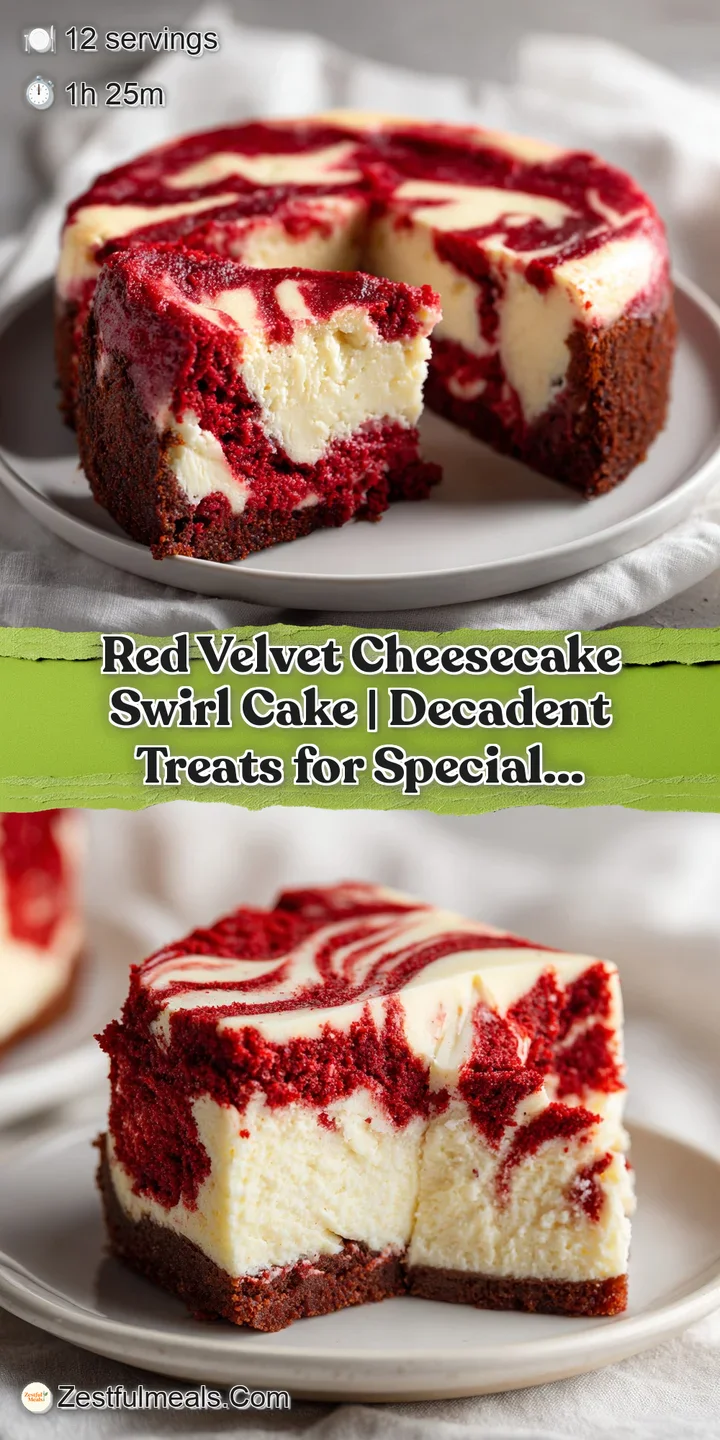 Close-up of moist, ruby-red cake texture juxtaposed with smooth, pale cheesecake swirls.