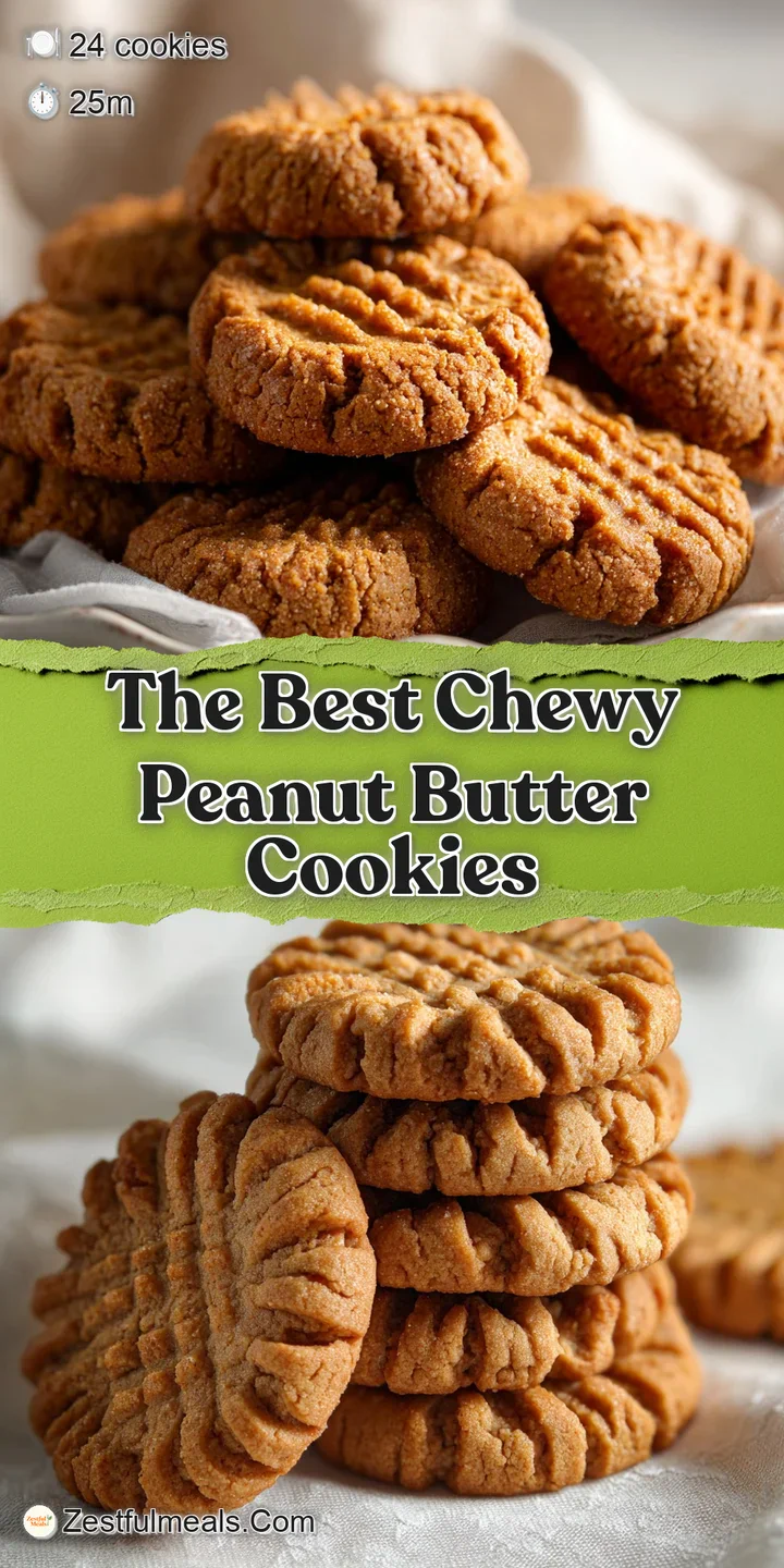 Close-up of a warm, freshly baked peanut butter cookie revealing its soft interior and delicate golden-brown edges. Sweet ...