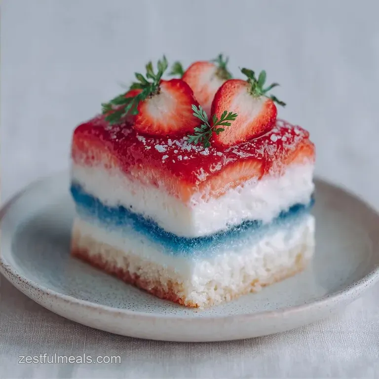 4th of July Mocktail: Layered Summer Refresher