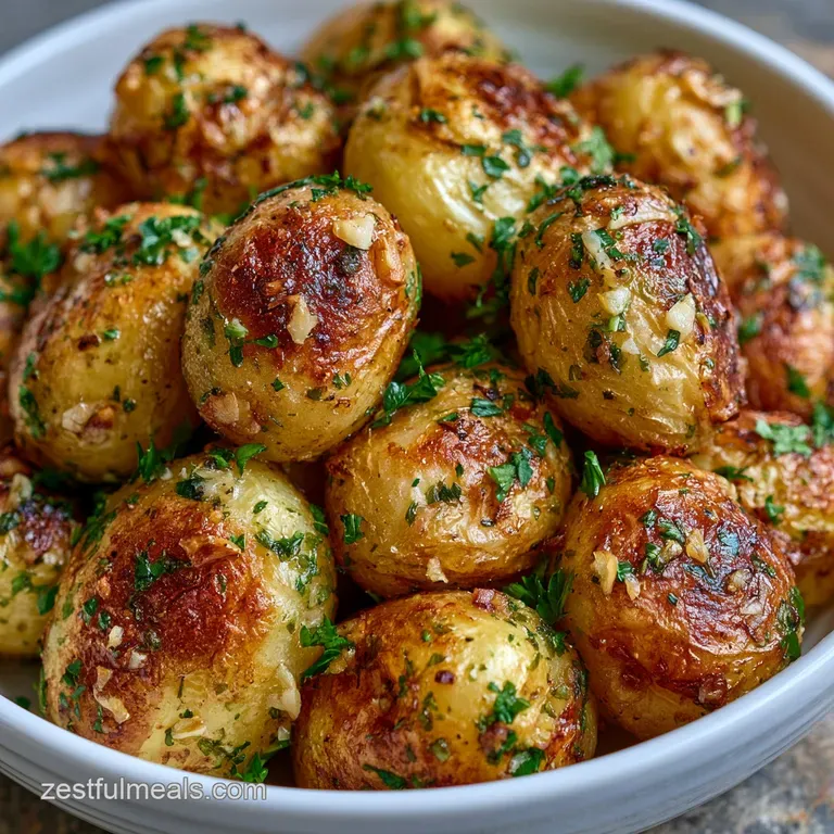 Air Fryer Garlic and Parsley Baby: Ultra-Crispy