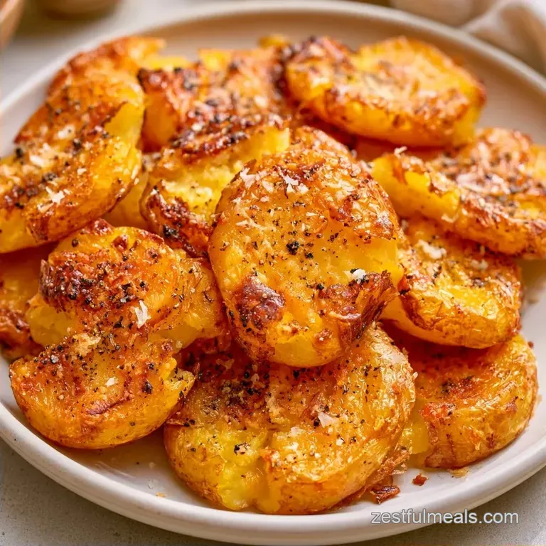 Crispy Air Fryer Smashed Potatoes