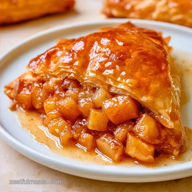 Crispy Apple Phyllo Turnovers