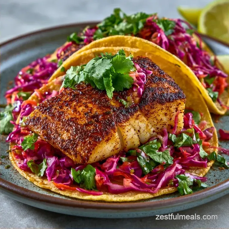 Best Cod Fish Tacos in 25 Minutes