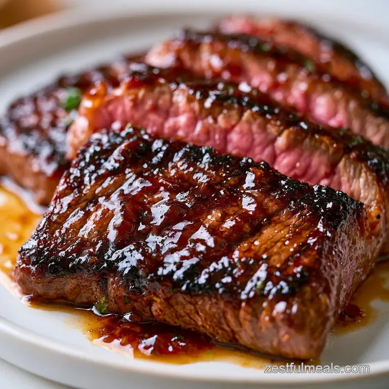 Bourbon Marinated Steak Recipe: Tender and Caramelized