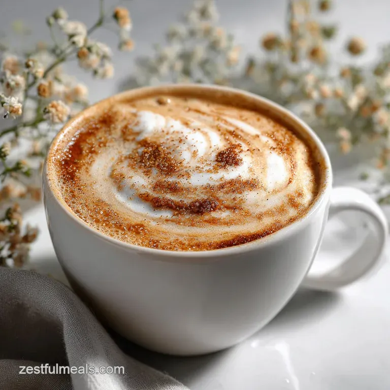 Elegant latte in a glass mug with a delicate pattern, set on a dark wooden surface with a soft, warm lighting accent.