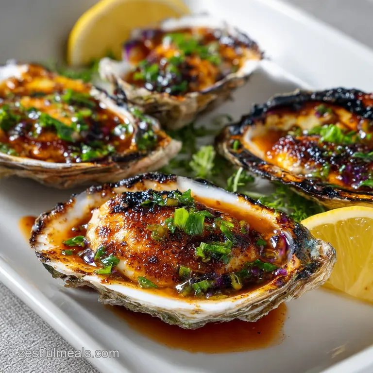 Char Grilled Oysters: Smoky & Savory