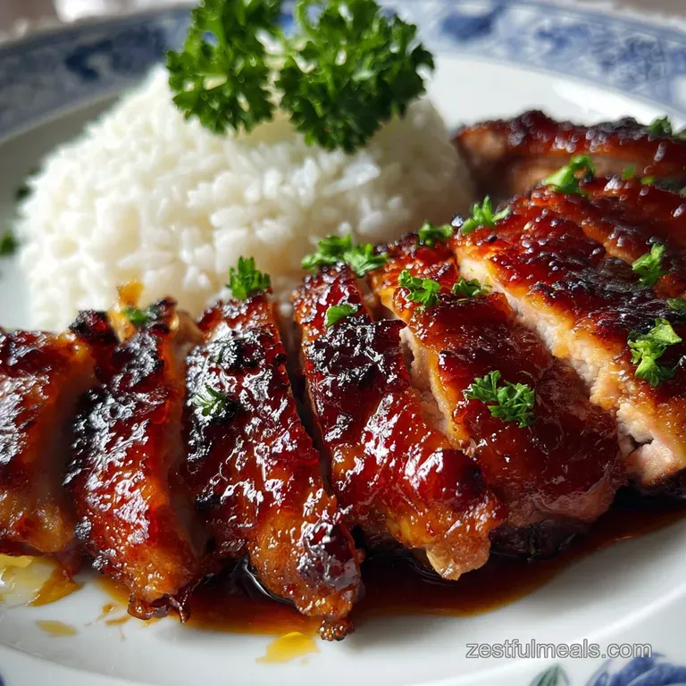 Homemade Char Siu Chicken Thighs