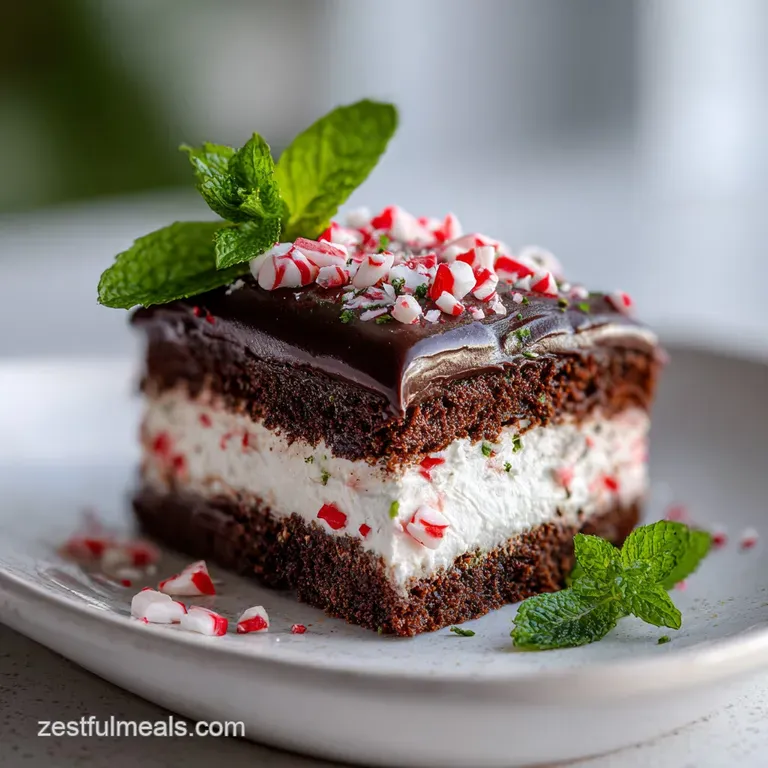 Chocolate Peppermint Dream Cake