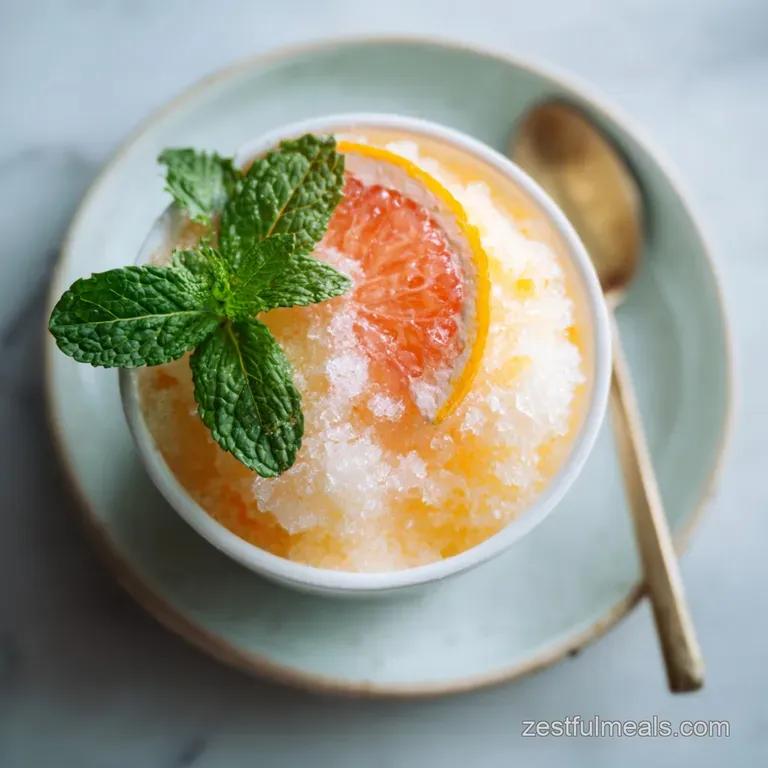 Tall glass of creamsicle slushy with a playful orange slice garnish, hinting at cool sweetness and a velvety, frozen consi...