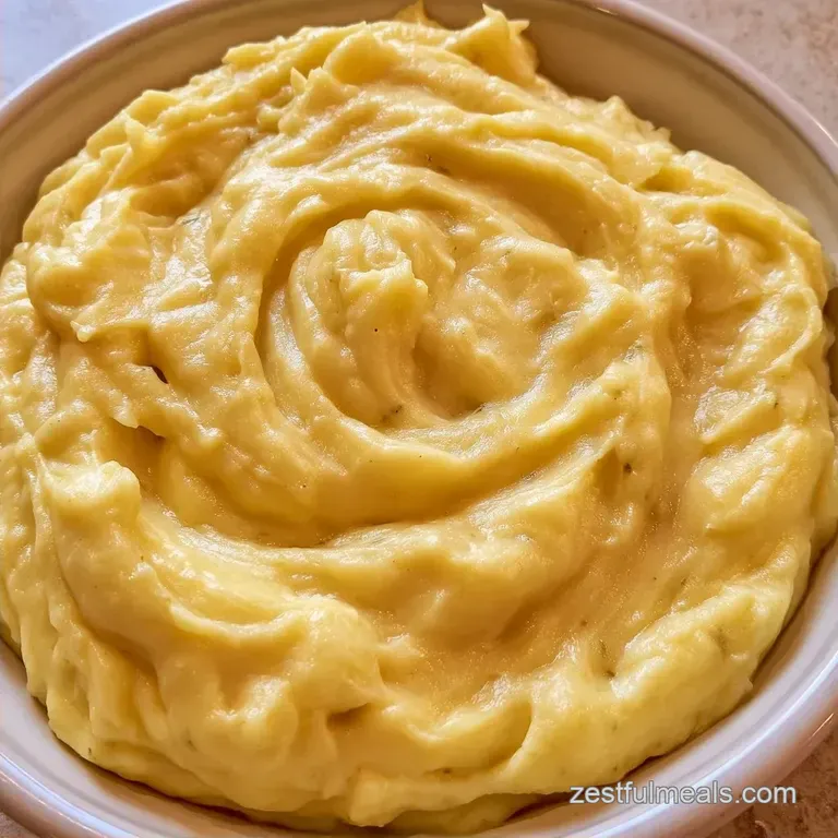Creamy Garlic Mashed Potatoes with Yukon Gold