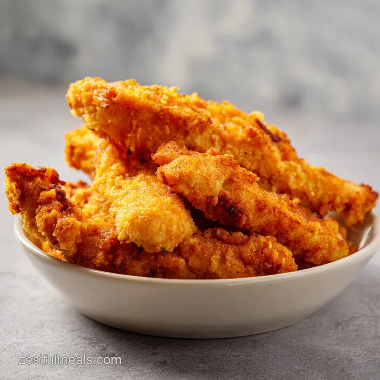 Crispy Air Fryer Chicken Tenders Recipe: Panko and Parmesan
