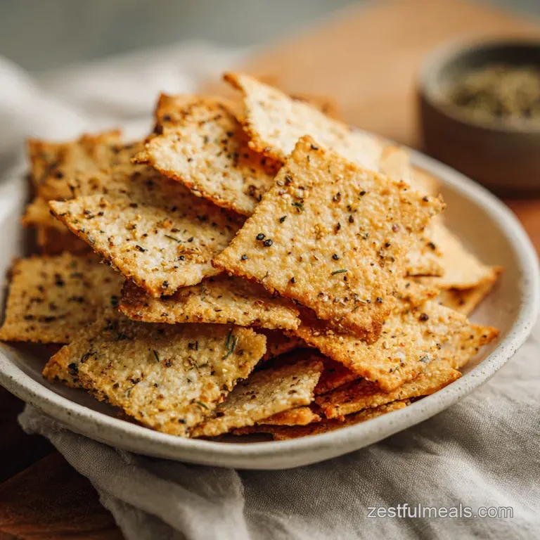 Crispy Almond Flour Crackers Recipe
