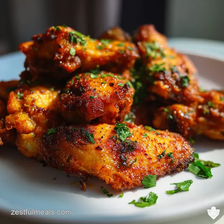 Baked Chicken Wings Recipe: Ultra Crispy Skin