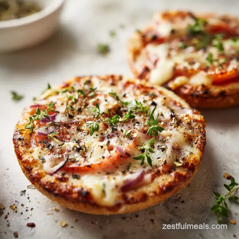 English Muffin Pizzas: Ultra Crispy and Cheesy