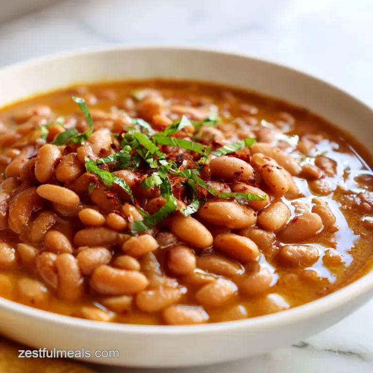 Southern Crock Pot Pinto Beans
