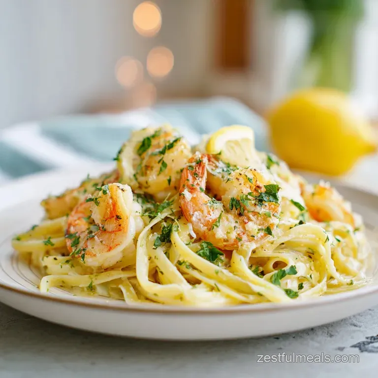 Easy Garlic Shrimp Pasta: Silky and Citrus-Infused