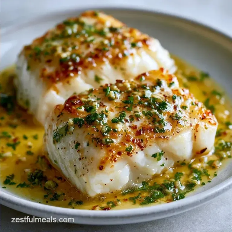Easy Oven Baked Cod with Garlic Butter