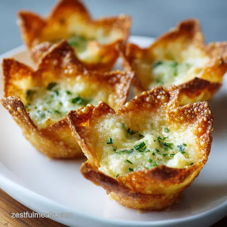 Golden-brown pastry shells filled with creamy green dip, arranged neatly on a slate tray with fresh herb garnishes.