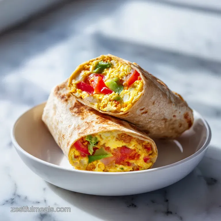 Freezer Breakfast Burritos: Savory and Crisp