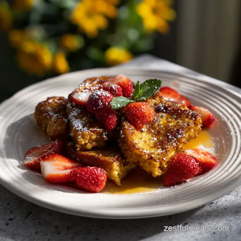 Single Serving French Toast Ready in 10 Minutes