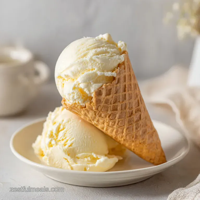 French Vanilla Ice Cream: Custard Base