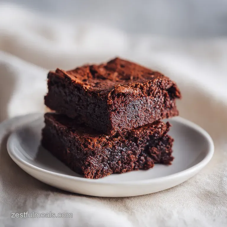 Best Brownie Recipe: Fudgy Dark Chocolate