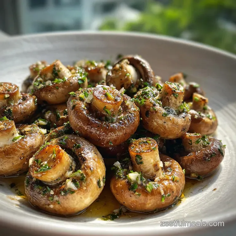 Garlic Mushroom with Garlic and Herbs
