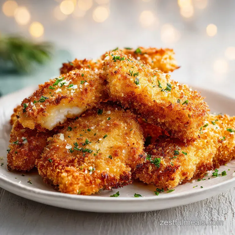Air Fryer Garlic Parmesan Crusted Chicken