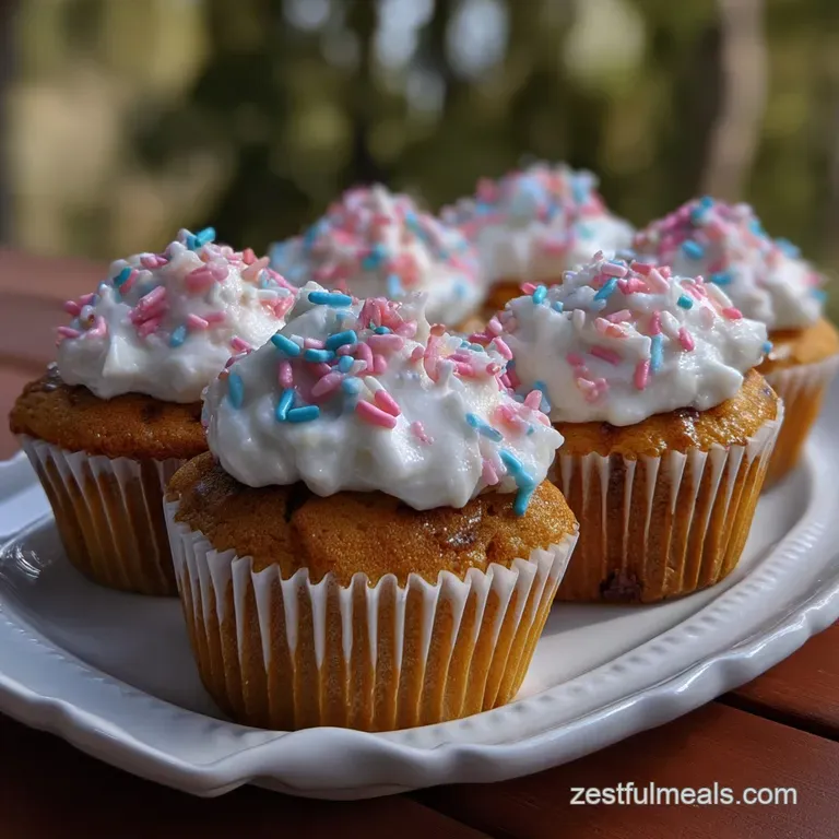 Gender Announcement Cupcakes With Silky Core