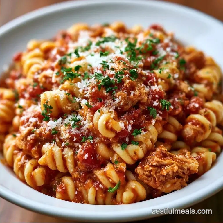 Ground Chicken Bolognese: Rich and Savory