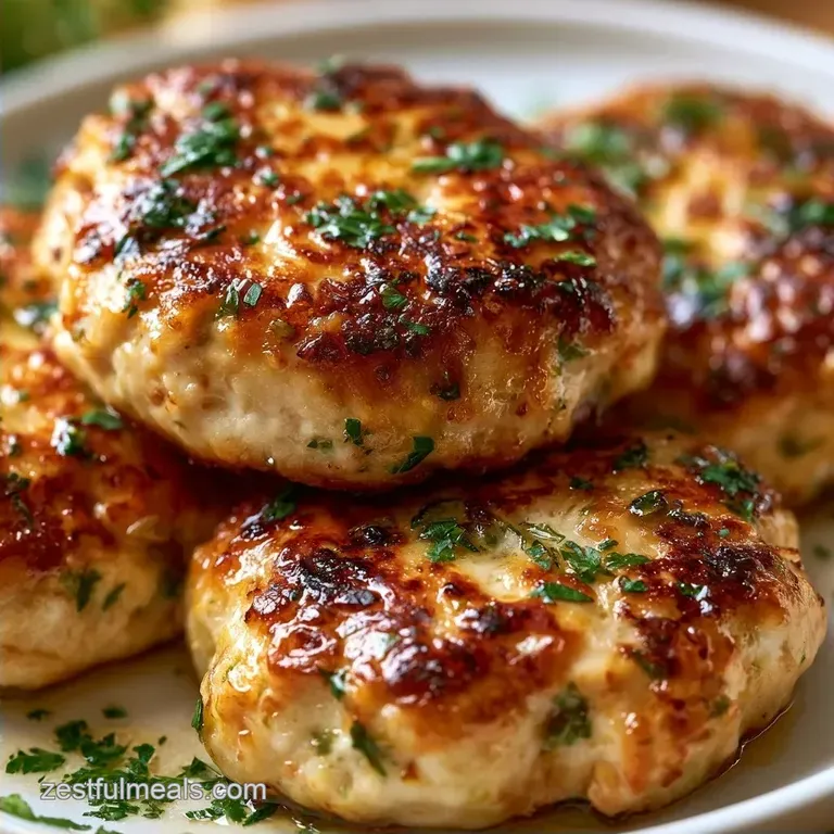 Juicy Ground Chicken Burgers