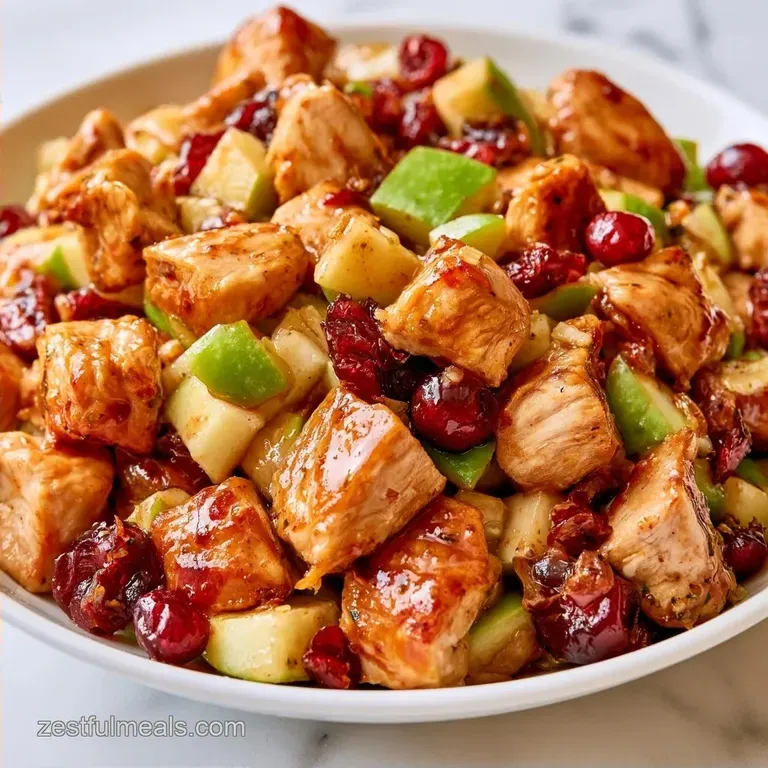 Harvest Chicken Salad with Maple Dijon Dressing