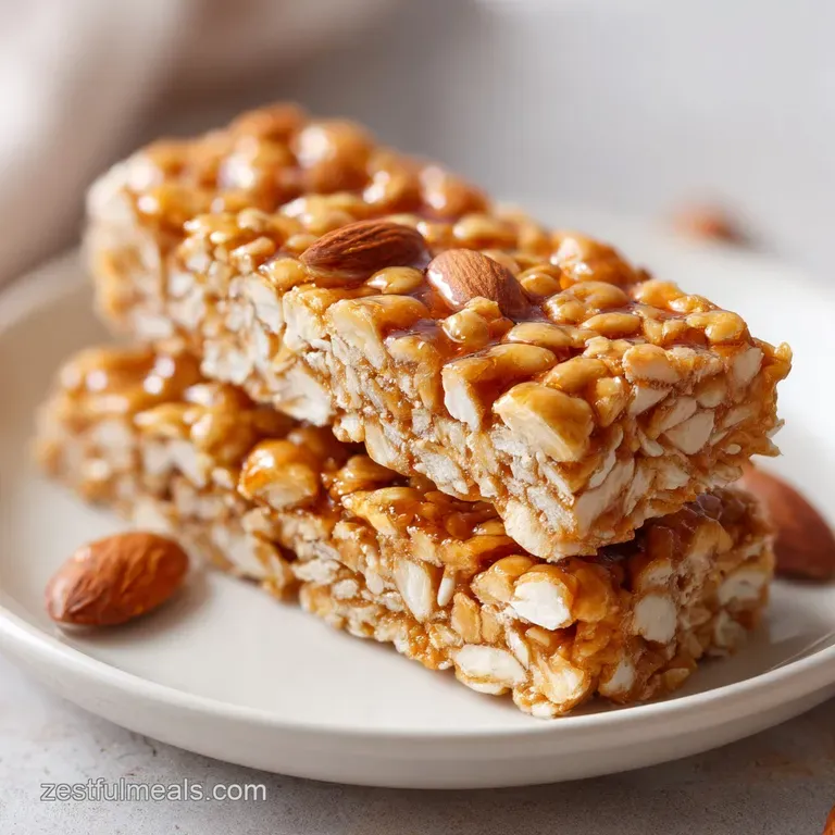 Honey Granola Bars: No-Crumble and Chewy