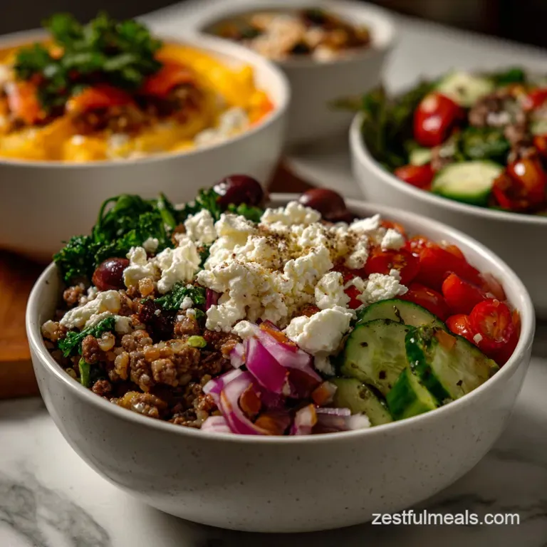 Zesty Lemon Chicken Healthy Meal Prep Bowls