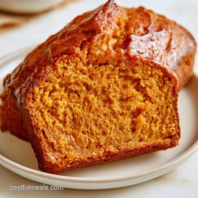 Moist Healthy Pumpkin Bread