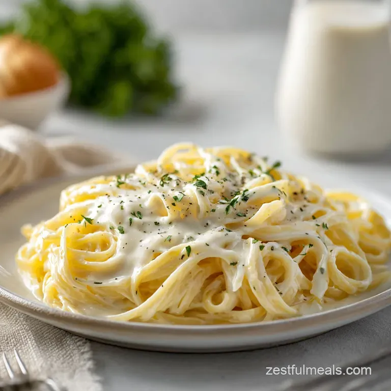 Homemade Alfredo Sauce Recipe