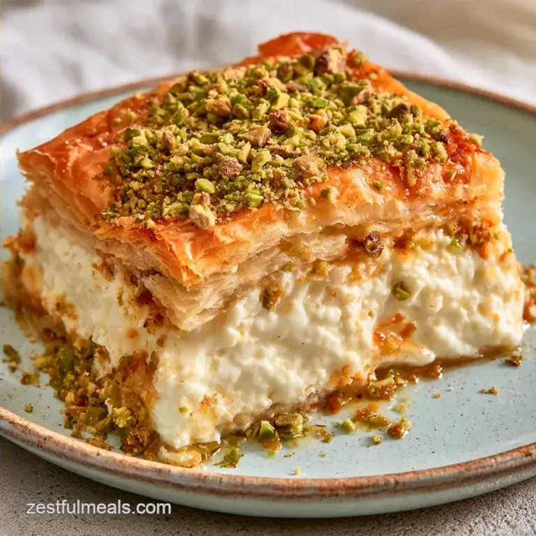 Easy Baklava Cheesecake with Honey