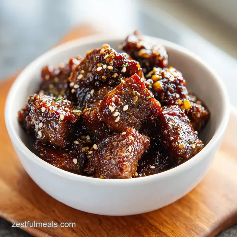 Honey Garlic Steak Bites: Caramelized and Tender