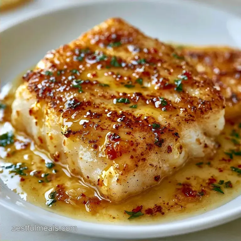 Pan-Seared Lemon Butter Cod in 15 Minutes