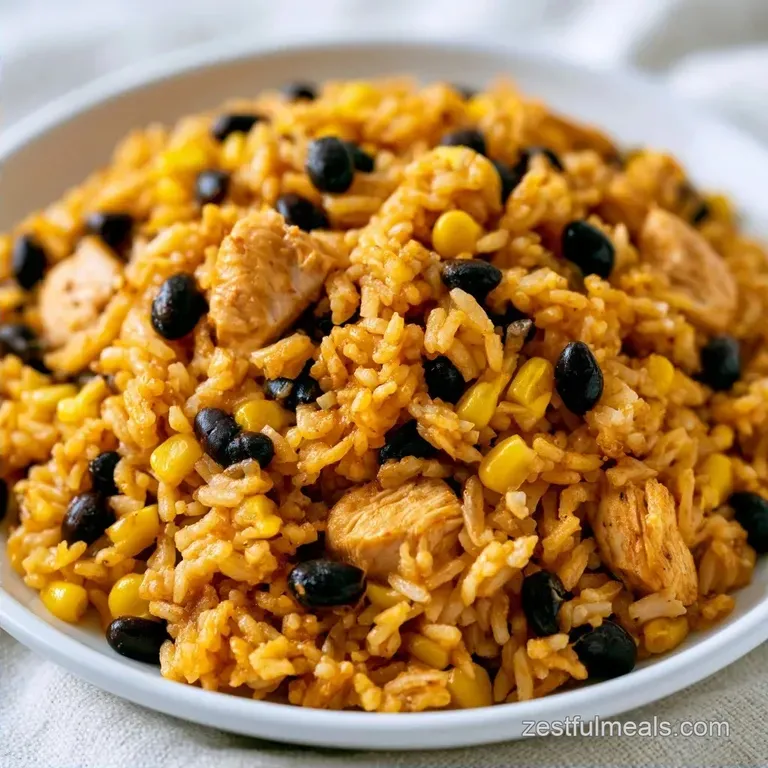 Baked Mexican Chicken Rice Casserole